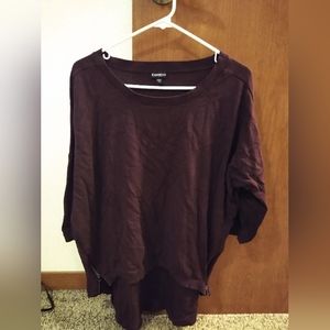 Express zipper sweater large